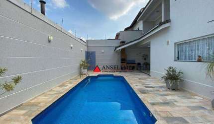 Sobrado com 3 dormitórios, sendo 3 suítes - com Piscina - à venda, 297 m² por R$ 2.400.000 - Parque dos Pássaros - São Bernardo do Campo/SP