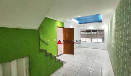 Sobrado com 3 dormitórios, 150 m² - venda por R$ 700.000,00 ou aluguel por R$ 3.302,65/mês - Assunção - São Bernardo do Campo/SP