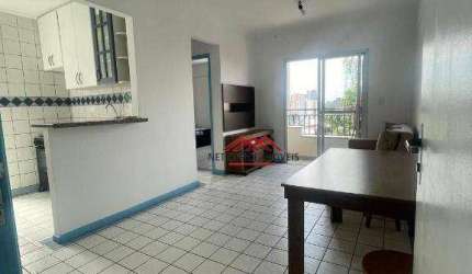Apartamento com 1 dormitório para alugar, 40 m² por R$ 2.955,00/mês - Jardim São Dimas - São José dos Campos/SP