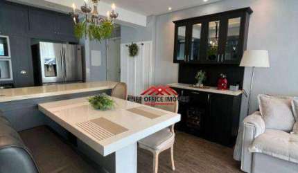 Apartamento com 2 dormitórios para alugar, 75 m² por R$ 6.693,27/mês - Jardim Aquarius - São José dos Campos/SP