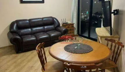 Apartamento com 1 dormitório para alugar, 52 m² por R$ 3.460,00/mês - Jardim São Dimas - São José dos Campos/SP