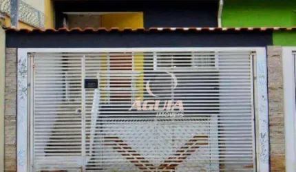 Casa assobradada com piscina à venda, 163m² por R$ 649.900- Parque Oratório - Santo André/SP