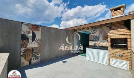 Cobertura com 3 dormitórios à venda, 55 m² por R$ 750.000,00 - Utinga - Santo André/SP