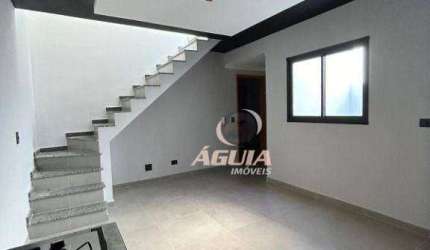Cobertura EM CONSTRUÇÃO com 2 dormitórios à venda, 40 m² +40 m² por R$ 425.000 - Vila Floresta - Santo André/SP