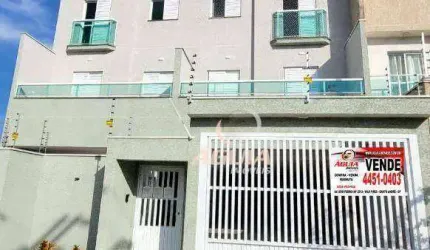 Cobertura com 2 dormitórios à venda, 49 m²+ 49 m² por R$ 490.000 - Vila Pires - Santo André/SP