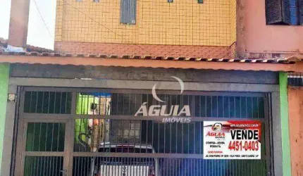 Sobrado com 3 dormitórios à venda, 139 m² por R$ 437.000,00 - Vila Tibiriçá - Santo André/SP
