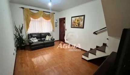 Sobrado com 3 dormitórios à venda, 296 m² por R$ 670.000,00 - Parque João Ramalho - Santo André/SP