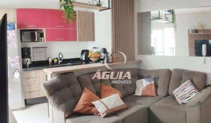 Apartamento com 2 dormitórios à venda, 55 m² por R$ 431.000 - Vila Aquilino - Santo André/SP