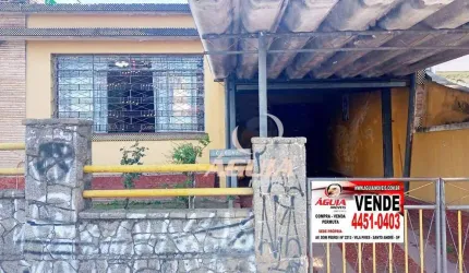Terreno de 352m² com casa antiga,  à venda, por R$ 1.065.000 - Vila Assunção - Santo André/SP