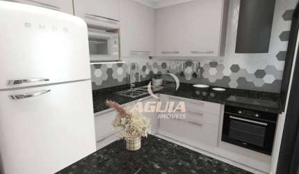 Apartamento com 2 dormitórios à venda, 50 m² por R$ 400.000 - Centro - Santo André/SP