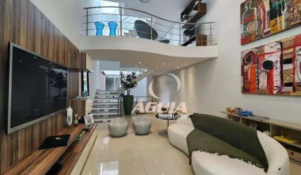 Sobrado com 4 dormitórios à venda, 372 m² por R$ 3.000.000,00 - Vila Curuçá - Santo André/SP
