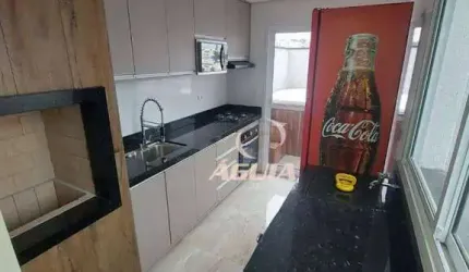 Cobertura com JACUZZI, à venda, 62 m² + 62 m² por R$ 798.000 - Vila Scarpelli - Santo André/SP