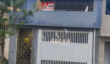 Sobrado com 3 dormitórios à venda, 169 m² por R$ 640.000 - Vila Curuçá - Santo André/SP