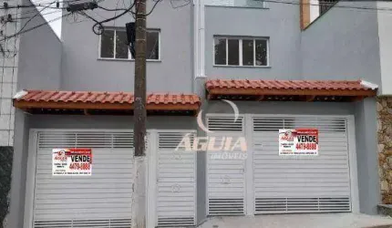 Sobrado com 2 dormitórios à venda, 97 m² por R$ 570.000,00 - Utinga - Santo André/SP