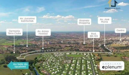 Terreno à venda, 242 m² por R$ 350.000 - Complexo Eplenum - São José do Rio Preto/SP