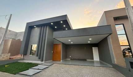 Casa com 3 dormitórios à venda, 151 m² por R$ 880.000 - Condomínio Residencial SetLife II - Mirassol/SP
