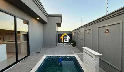 Casa com 3 dormitórios à venda, 127 m² por R$ 695.000 - Cond. Reservas do Bosque - Bady Bassitt/São Paulo