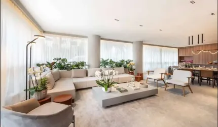Moema Apartamento A Venda 4 Dormitórios 194m² 3 Vagas Novo Com Lazer Completo.