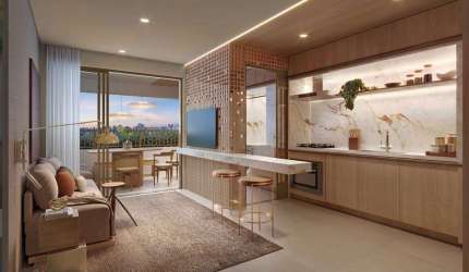 Moema Apartamento Studio A Venda 1 Dormitório 28m²  Novo Pronto para Morar Com Lazer Completo!