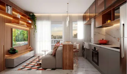 Conceição  Apartamento A Venda 2 Dormitórios 42m²  Novo  Com Lazer Completo.