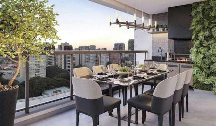 Brooklin Apartamento A Venda 4 Dormitorios 185m² 3 Vagas Novo Com Lazer Completo