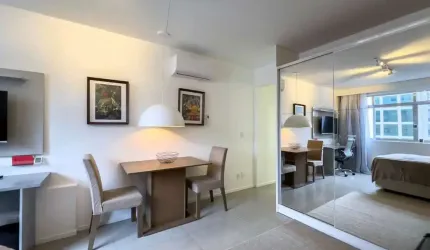 Cerqueira Cesar Apartamento A Venda Mobiliado Com  1 Dormitorios 38 m2 Reformado Com Fino Acabamento Totalmente Mobiliado.