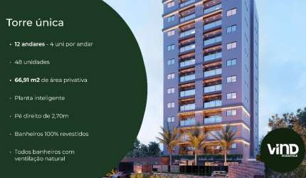 Apartamento de Alto Padrão com 2 suítes - Varanda com churrasqueira