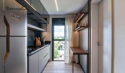 Studio com 1 dormitório, 20 m² - venda por R$ 399.000,00 ou aluguel por R$ 2.840,00/mês - Água Verde - Curitiba/PR