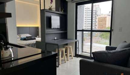 Apartamento para alugar, 23 m² por R$ 3.100,00/mês - Água Verde - Curitiba/PR