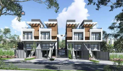 Sobrado com 3 dormitórios à venda, 137 m² por R$ 1.453.326,90 - Água Verde - Curitiba/PR