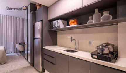 Studio com 1 dormitório para alugar, 23 m² por R$ 3.681,76/mês - Batel - Curitiba/PR