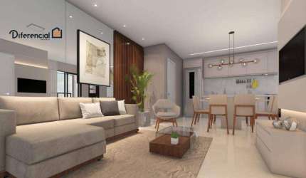 Apartamento com 3 dormitórios à venda, 122 m² por R$ 1.010.669,83 - Boa Vista - Curitiba/PR