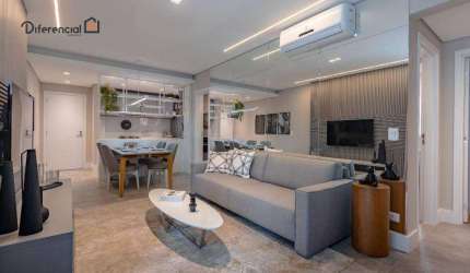 Apartamento com 3 dormitórios à venda, 95 m² por R$ 1.183.706,66 - Batel - Curitiba/PR