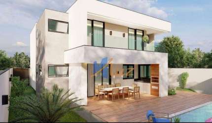 Casa Nova Alto Padrão 03 Suites, piscina Alphaville III