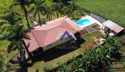 Chácara Recanto Novo Horizonte, com 2 dormitórios à venda, 1600 m² por R$ 780.000 - Zona Rural - Cambé/PR