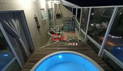 Cobertura com 3 dormitórios à venda, 192 m² por R$ 950.000,00 - Braga - Cabo Frio/RJ