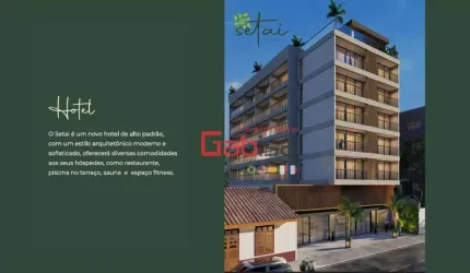 Hotel com 1 dormitório à venda, 32 m² por R$ 395.000,00 - Centro - Cabo Frio/RJ