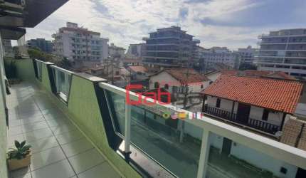 Apartamento com 3 dormitórios à venda, 118 m² por R$ 600.000,00 - Braga - Cabo Frio/RJ
