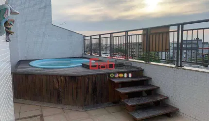 Cobertura com 4 dormitórios à venda, 197 m² por R$ 1.200.000,00 - Braga - Cabo Frio/RJ