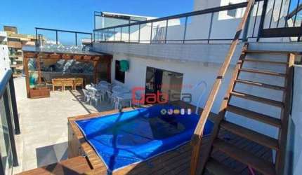 Apartamento Triplex com 4 dormitórios à venda, 340 m² por R$ 1.490.000,00 - Algodoal - Cabo Frio/RJ