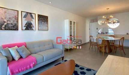 Apartamento mobiliado com 2 dormitórios à venda, 117 m² por R$ 700.000 - Braga - Cabo Frio/RJ