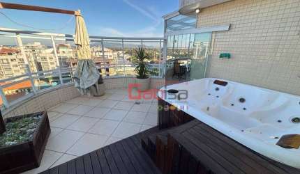 Cobertura com 3 dormitórios, 190 m² - venda por R$ 1.100.000,00 ou aluguel por R$ 6.780,00/mês - Braga - Cabo Frio/RJ