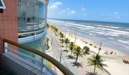 Apartamento de frente para o mar
