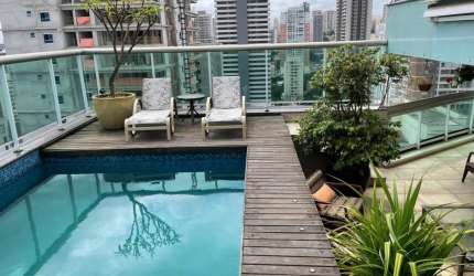 Cobertura com 3 quartos para alugar na Rua Apinajés, 242, Sumaré, São Paulo, 474 m2 por R$ 25.000