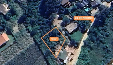 Terreno à venda na Dos Poncianos, 100, Ibiraquera, Imbituba, 588 m2 por R$ 320.000