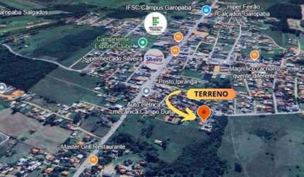 Terreno à venda na Vilmar Costa, 109, Campo Duna, Garopaba, 347 m2 por R$ 267.000