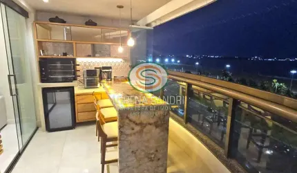 APARTAMENTO LINDÍSSIMO, 4 QUARTOS (3 SUÍTES), FRENTE MAR, COM 157m², MP
