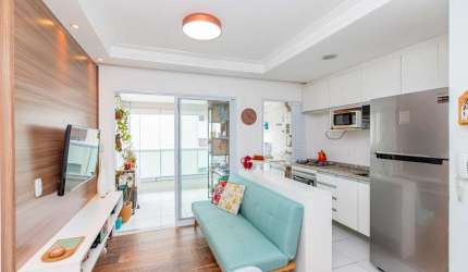 Apartamento tipo para venda com 1 quarto, sendo 1 suíte, 45m²