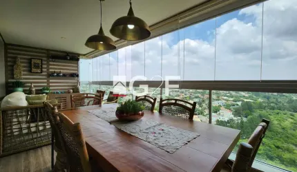 Apartamento com 3 quartos à venda na Avenida Alaôr Faria de Barros, 1050, Alphaville, Campinas, 137 m2 por R$ 1.400.000