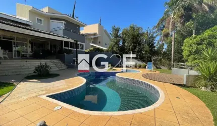Casa em condomínio fechado com 4 quartos à venda na Rodovia Governador Doutor Adhemar Pereira de Barros, 140, Alphaville, Campinas, 452 m2 por R$ 4.500.000